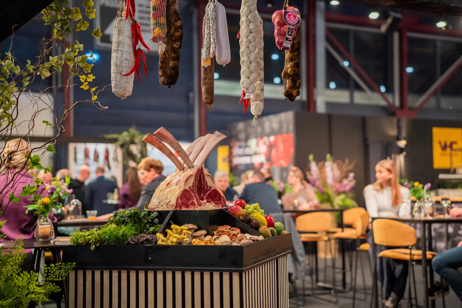 Sfeerimpressie van een foodbeurs